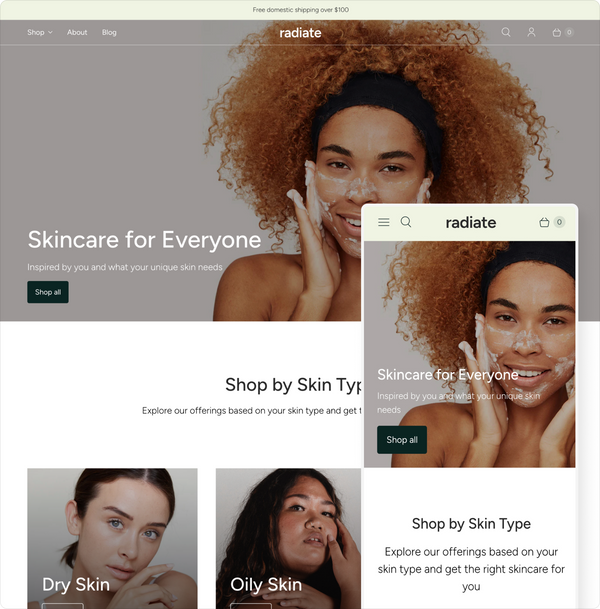 Retina Theme / Radiate